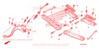 REPOSE PIED   PEDALE pour Honda FOURTRAX 420 RANCHER AT PS CAMO de 2010