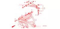 TRIANGLES AVANT pour Honda FOURTRAX 420 RANCHER AT PS CAMO de 2010
