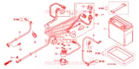BATTERIE pour Honda FOURTRAX 420 RANCHER AT PS de 2010