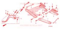 REPOSE PIED   PEDALE pour Honda FOURTRAX 420 RANCHER 4X4 AT PS CAMO de 2011