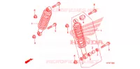 AMORTISSEUR AVANT pour Honda FOURTRAX 420 RANCHER 4X4 AT PS CAMO de 2011