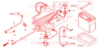 BATTERIE pour Honda FOURTRAX 420 RANCHER 4X4 AT PS CAMO de 2011