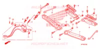 REPOSE PIED   PEDALE pour Honda FOURTRAX 420 RANCHER 4X4 AT PS CAMO de 2011