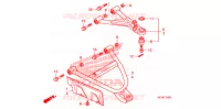 TRIANGLES AVANT pour Honda FOURTRAX 420 RANCHER 4X4 AT PS CAMO de 2011