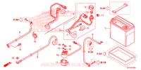 BATTERIE pour Honda FOURTRAX 420 RANCHER 4X4 AT PS CAMO de 2012