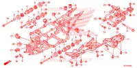 CADRE pour Honda FOURTRAX 420 RANCHER 4X4 AT PS CAMO de 2012