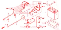 BATTERIE pour Honda FOURTRAX 420 RANCHER 4X4 AT PS de 2012