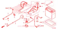 BATTERIE pour Honda FOURTRAX 420 RANCHER 4X4 AT PS de 2012
