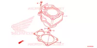 CYLINDRE pour Honda FOURTRAX 420 RANCHER 4X4 AT PS de 2012
