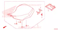 SELLE pour Honda FOURTRAX 420 RANCHER 4X4 AT PS de 2012