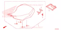 SELLE pour Honda FOURTRAX 420 RANCHER 4X4 AT PS CAMO de 2013
