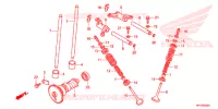 ARBRE A CAMES   SOUPAPE pour Honda FOURTRAX 420 RANCHER 4X4 AT PS CAMO de 2013
