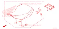 SELLE pour Honda FOURTRAX 420 RANCHER 4X4 AT PS CAMO de 2013