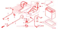 BATTERIE pour Honda FOURTRAX 420 RANCHER 4X4 AT PS de 2013