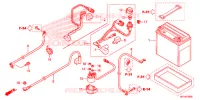 BATTERIE pour Honda FOURTRAX 420 RANCHER 4X4 AT PS de 2014