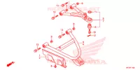 TRIANGLES AVANT pour Honda FOURTRAX 420 RANCHER 4X4 AT PS de 2014
