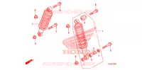 AMORTISSEUR AVANT pour Honda FOURTRAX 420 RANCHER 4X4 Electric Shift de 2009