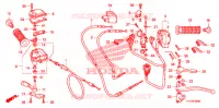 LEVIER DE GUIDON   CABLE   COMMODO pour Honda FOURTRAX 420 RANCHER 4X4 Electric Shift de 2009