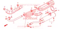 SILENCIEUX D'ECHAPPEMENT pour Honda FOURTRAX 420 RANCHER 4X4 Electric Shift de 2009