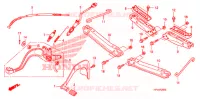 PEDALE   REPOSE PIED pour Honda FOURTRAX 420 RANCHER 4X4 PS RED de 2009