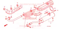 SILENCIEUX D'ECHAPPEMENT pour Honda FOURTRAX 420 RANCHER 4X4 PS RED de 2009