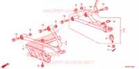 TRIANGLES AVANT pour Honda FOURTRAX 420 RANCHER 2X4 Electric Shift de 2014
