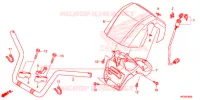GUIDON pour Honda FOURTRAX 420 RANCHER 2X4 Electric Shift de 2016