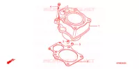 CYLINDRE pour Honda FOURTRAX 420 RANCHER 2X4 Electric Shift de 2007