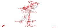 ARBRE DE DIRECTION (1) pour Honda FOURTRAX 420 RANCHER 2X4 Electric Shift de 2011