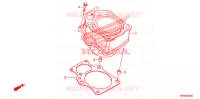 CYLINDRE pour Honda FOURTRAX 420 RANCHER 2X4 Electric Shift de 2011