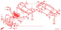 SUPPORT pour Honda FOURTRAX 420 RANCHER 2X4 BASE de 2014