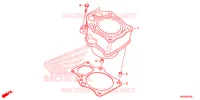 CYLINDRE pour Honda FOURTRAX 420 RANCHER 2X4 BASE de 2016