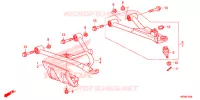 TRIANGLES AVANT pour Honda FOURTRAX 420 RANCHER 2X4 BASE de 2016