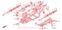 CADRE pour Honda FOURTRAX 420 RANCHER 2X4 BASE de 2007