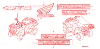 AUTOCOLLANTS pour Honda FOURTRAX 420 RANCHER 2X4 BASE de 2008