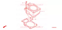 CYLINDRE pour Honda FOURTRAX 420 RANCHER 2X4 BASE de 2008