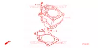 CYLINDRE pour Honda FOURTRAX 420 RANCHER 2X4 BASE de 2008