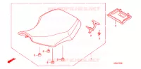 SELLE pour Honda FOURTRAX 420 RANCHER 2X4 BASE de 2008