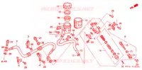 MAITRE CYLINDRE DE FREIN ARRIERE pour Honda TRX 450 R SPORTRAX Electric Start de 2007