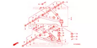 TRIANGLES AVANT pour Honda TRX 450 R SPORTRAX Electric Start de 2007