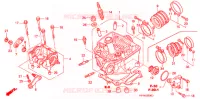 CULASSE pour Honda TRX 450 R SPORTRAX Electric Start de 2008