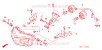 PHARE ('06 '08) pour Honda TRX 450 R SPORTRAX Electric Start de 2008