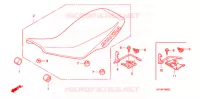 SELLE pour Honda TRX 450 R SPORTRAX Electric Start de 2008