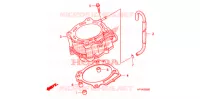 CYLINDRE pour Honda TRX 450 R SPORTRAX Electric Start WHITE de 2012