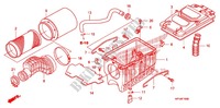 FILTRE A AIR pour Honda TRX 450 R SPORTRAX Electric Start WHITE de 2012