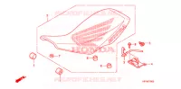 SELLE pour Honda TRX 450 R SPORTRAX Electric Start WHITE de 2012