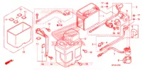BATTERIE pour Honda TRX 450 R SPORTRAX Electric Start WHITE de 2012