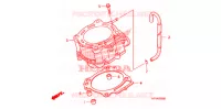 CYLINDRE pour Honda TRX 450 R SPORTRAX Electric Start WHITE de 2012