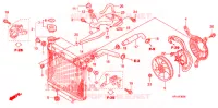 RADIATEUR pour Honda TRX 450 R SPORTRAX Electric Start WHITE de 2012