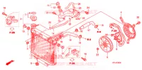 RADIATEUR pour Honda TRX 450 R SPORTRAX Electric Start WHITE de 2013